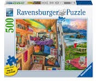 PUZZLE 2D PERSPECTIVA DESDE O CAMPER LARGE 500 PEZAS