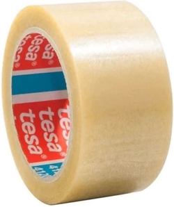 PACK 6 ROULEAUX CINTA EMBALAJE PVC TRANSPARENT 4120 66MX50MM
