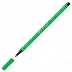 C/10 MARQUEUR STABILO PEN 68 FLUO VERT Nº033 POINTE 1,OMM