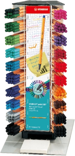 EXP 240 MARCADOR STABILO POINT 88 CORES SORTIDOS