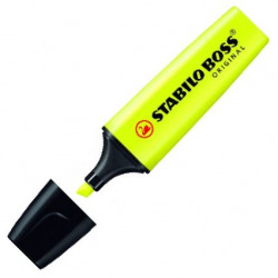 C/10 MARCADORES FLUORESCENTES AMARELO STABILO BOSS 70/24
