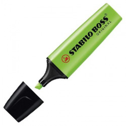 C/10 MARCADORES FLUORESCENTES VERD STABILO BOSS 70/33