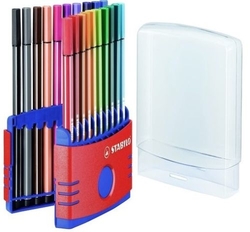 ESTOJO 20 CORES SORTIDOS COLORPARADE STABILO PEN 68