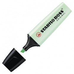 C/10 MARQUEUR FLUORESCENTE VERT MENTA STABILO BOSS 70