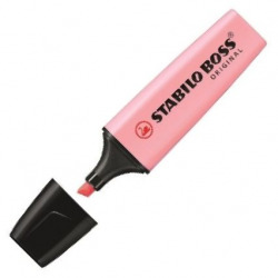 C/10 MARCADOR FLUORESCENTE RUBOR ROSA STABILO BOSS 70