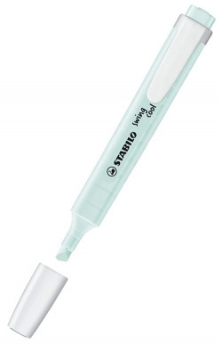C/10 MARQUEURS FLUORESCENTES SWING COOL TURQUOISE PASTEL