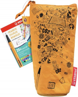 ESTOIG DE PAPER LAVABLE 20 STABILO POINT 88 COLORS SURT.