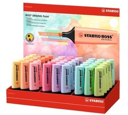 EXP 45 MARCADORES FLUORESCENTES STABILO BOSS PASTEL