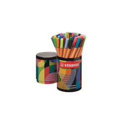 LATA REDONDA METAL 45 COULEURS STABILO POIN 88