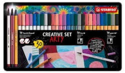 ESTOIG METAL 30 COLORS (10 POINT 88, 10 PEN 68, 10 BRUSH)