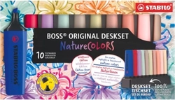 DESKSET 10 MARQUEURS STABILO NATURECOLORS WILDFLOWER EDIT.
