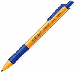 C/10 BOLIGRAFO STABILO POINTBALL COLORFUL AZUL PUNTA M 0.5