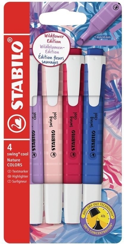 CASE OF 4 SWING COOL NATURECOLORS WILDFLOWER EDI MARKERS