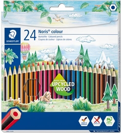 ÉTUI 24 CRAYONS NORIS COLOUR 185 COULEURS ASSORTIMENTS