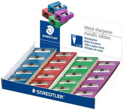 C/20 AFILALAPICES 1 USO METALICO DE COLORS STAEDTLER