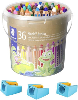 CUBO 36 LAPICES DE CORES ACUARELABLES BUDDY