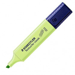 C/10 MARCADORES FLUORESCENTES VERDE LIMA CLASSIC PASTEL