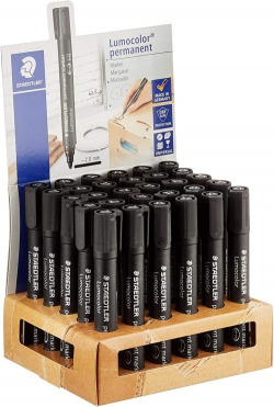 EXP 30 ROTULADOR LUMOCOLOR 352 PERMANENTE NEGRO P. REDONDA