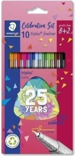 ESTOIG 8+2 RETOLADORS COLORS TRIPLUS FINELINER 334