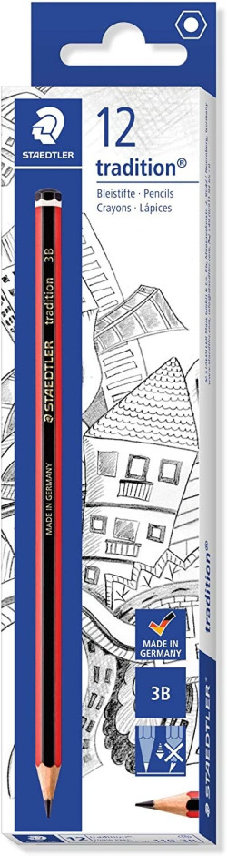 C/12 LAPICES DE GRAFITO TRADITION 3B STAEDTLER
