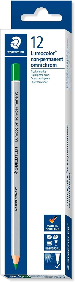 C/12 LAPICES ESPECIAIS OMNICHROM 108 VERDE STAEDTLER
