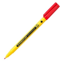 C/10 MARCADOR NORIS WRITING PEN COR VERMELHO