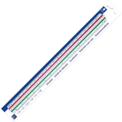 ESCALIMETRO 30CM ESCALA: 1:20:25:33:50:75:100 PLASTIQUE B.