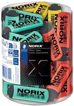 EXP 30 BORRACHAS NORIX DISEÑO PRETO