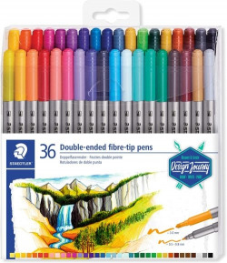 ESTOIG 36 RETOLADORS DOBLE PUNTA 3200 COLORS ASSORTITS