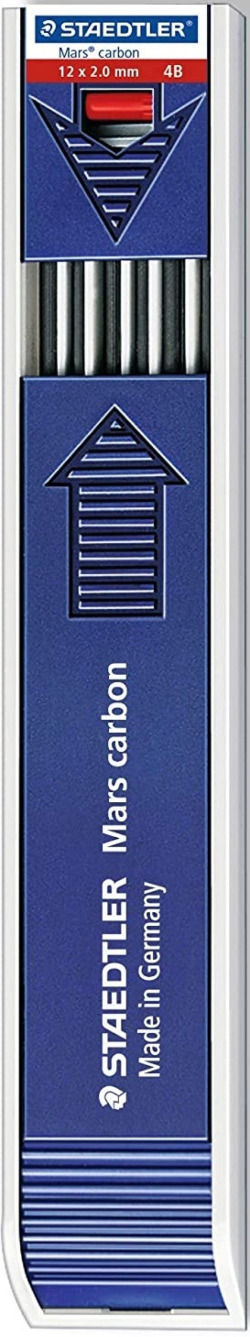 ÉTUI 12 MINES 2MM 4B MARS CARBON STAEDTLER