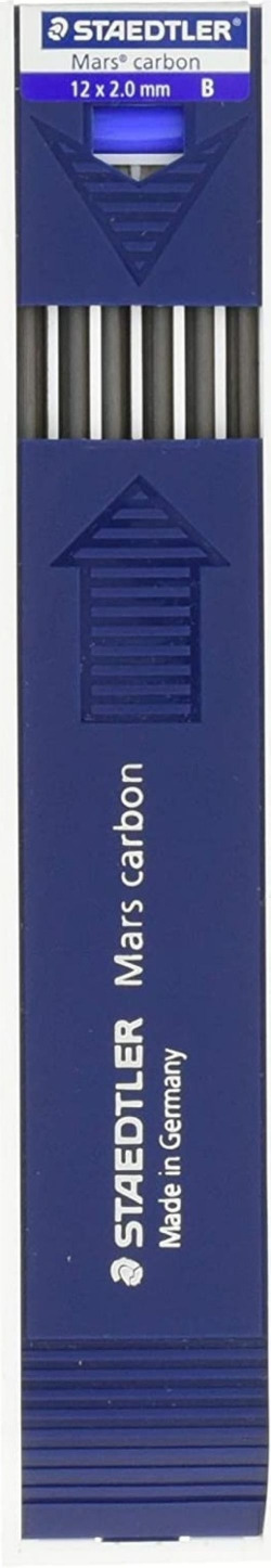 ESTOJO 12 MINAS 2MM B MARS CARBON STAEDTLER