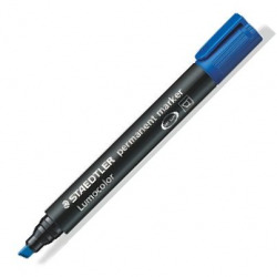 C/10 MARQUEUR LUMOCOLOR 350 BLEU POINTE BISELADA