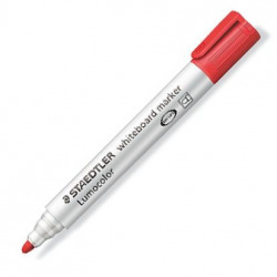 C/10 MARCADORES LUMOCOLOR WHITEBOARD 351 VERMELHO