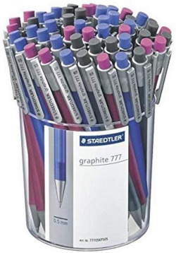 EXP 50 PORTEMINE GRAPHITE 777 0,7MM COULEURS ASSORTIMENTS