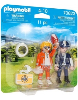 DUO PACK DOCTOR E POLICIA PLAYMOBIL