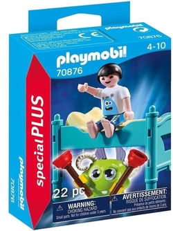 PLAYMOBIL BOY WITH MONSTER