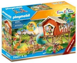 AVENTURA EN LA CASA DU ARBOL AVEC TOBOGAN PLAYMOBIL