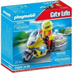 PLAYMOBIL MOTO DE EMERGENCIAS CON LUZ INTERMIENTE