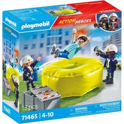 BOMBEROS AVEC COLCHONETA PLAYMOBIL