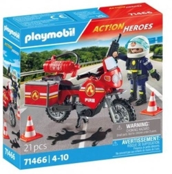 MOTO DE BOMBEROS PLAYMOBIL