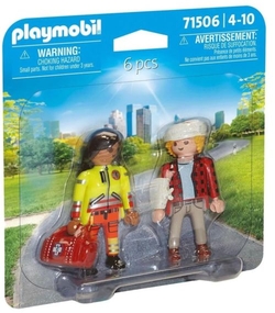 DUOPACK PARAMEDICO AVEC PACIENTE PLAYMOBIL