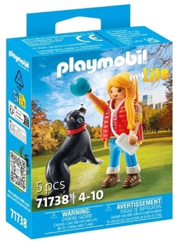 MULLER CON CAN DE MONTAÑA PLAYMOBIL