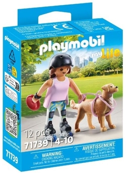 PLAYMOBIL SKATER WITH RETRIEVER
