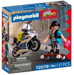 PERSECUCION EN MOTO PLAYMOBIL