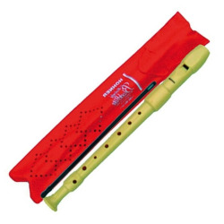 FLAUTA 2 PIÈCES PLASTIQUE HOHNER GAINE ORANGE