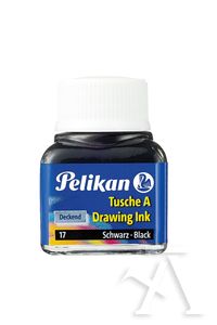 FRASCO TINTA CHINA PELIKAN 10ML COR PRETO Nº17