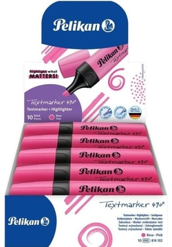C/10 MARCADOR FLUORESCENTE TEXTMARKER 490 COR-DE-ROSA