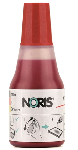 FRASCO TINTA NORIS 110S 25ML VERMELHO