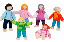 BONECOS FLEXIBLES FAMILIA MODERNA