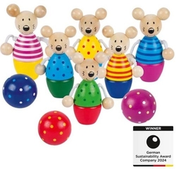 JUEGO DE BOLOS DE RATONCITOS